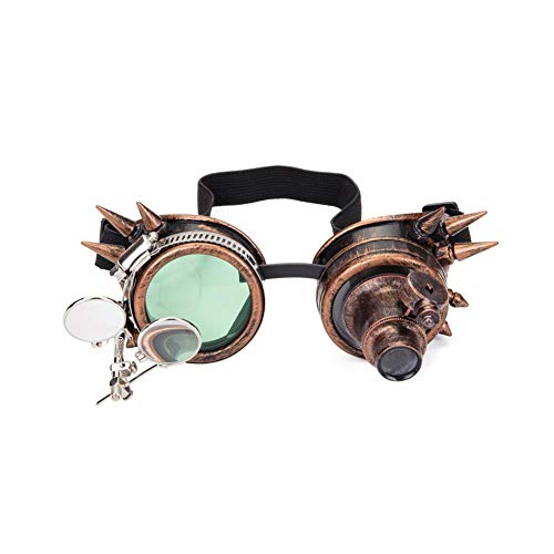 Lelinta Victorian Style Steampunk Goggles Ocular Loupe Eyewear Costume Accessory