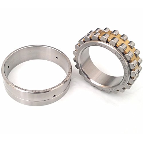 MOCHU Bearing NN3010K SP W33 50X80X23 Precision Cylindrical Roller Bearings, Tapered Bore, Metric, 50mm ID, 80mm OD, 23mm Width, Brass Cage, Open, Double Row, Machine Tool Bearing