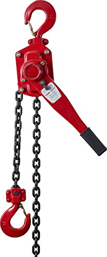 TOHO HSH-616 OP Lever Block/Ratchet Puller Hoist with Overload Protection (3 Ton, 20 Foot Chain)