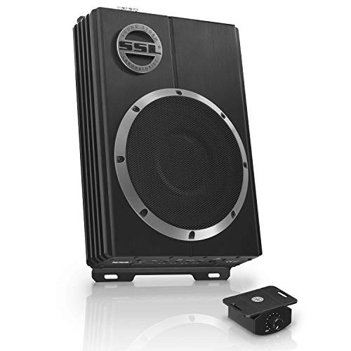 Sound Storm Laboratories LOPRO10 Amplified Car Subwoofer - 1200 Watts Max Power, Low Profile, 10 Inch Subwoofer, Remote Subwoofer Control, Great For Vehicles Needing Bass But Have Limited Space