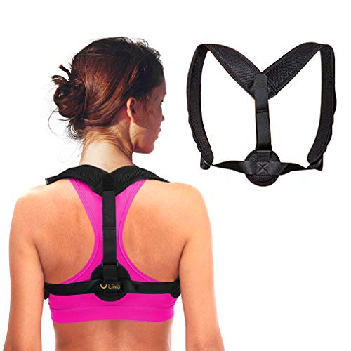 Liiva Posture Corrector for Women Men Upper Back Pain Relief Adjustable Effective Posture Belt Brace Support Trainer Spinal Alignment