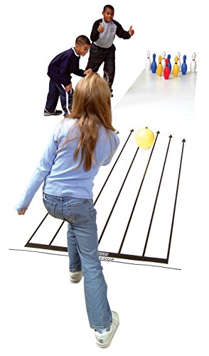 Cramer Cosom Indoor Bowling Lane for Use with Lightweight Plastic or Foam Pins and Balls, Physical Education Equipment, Childrens Bowling Lane, Plastic Bowling Equipment, Childrens Toy Bowling Lane