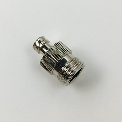 Metal Female Luer Lock Syringe Fitting to Pipe BSP BSPP 1/8' Male (2 Units)