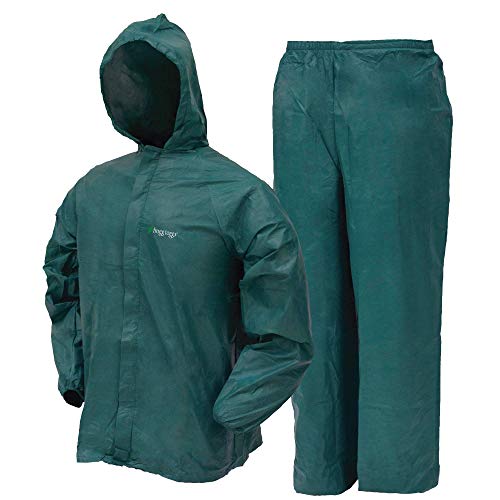 Frogg Toggs Ultra-lite2 Rain Suit W/stuff Sack - X-large, Royal Green