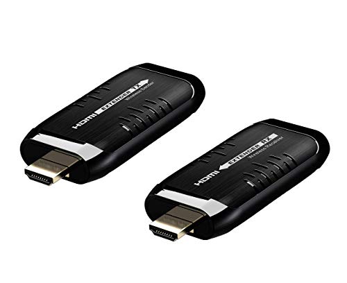 WeJupit Mini Wireless HDMI Extender Kit, Transmitter and Receiver USB Powered, Transmit HD 1080p Video and Audio to TV or Projector from Laptop, PC, DVD Player, NO Cable Box (15m/50ft)