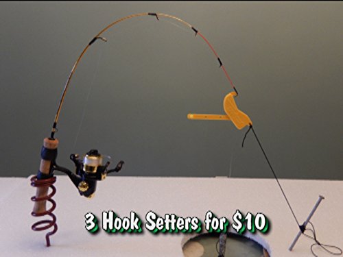 Ice Fishing Tip up Quickset Automatic Hook Setter 3 for $10