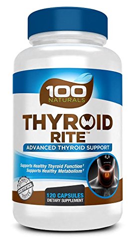 Thyroid Support Supplement - 120 Capsules -2 Month Supply (Non-GMO) Improve Your Energy & Increase Metabolism for Weight Loss - W/ Iodine & Ashwagandha Root for Thyroid Health -Thyroid Rite
