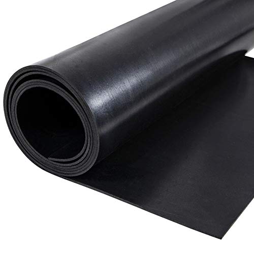 Neoprene Rubber Sheet Roll 1/16 (.062) Inch Thick x 12 Inch Wide x 48 Inch Long for DIY Gaskets, Pads, Seals, Crafts, Flooring,Cushioning of Anti-Vibration, Anti-Slip