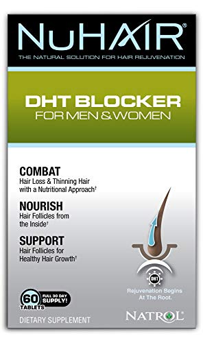 Nu Hair DHT Blocker for Men and Women, Tablets, 60 Count