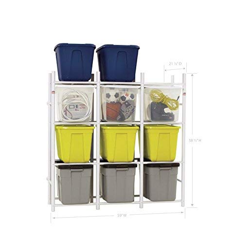 Bin Warehouse Storage Systems 12 Compact Shelving system for storing plastic bins, totes and tubs.