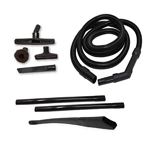 ZVac Compatible Attachment Kit Replacement for Shark Rocket DuoClean, Professional, Ultra-Light, Zero-M, Deluxe Pro, Deluxe, ION. Extension Hose + Accessories Kit - Floor Brush, 24' Crevice Tool