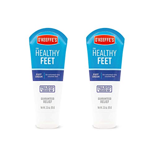 O'Keeffe's Healthy Feet Foot Cream, 3 ounce Tube, (Pack of 2)