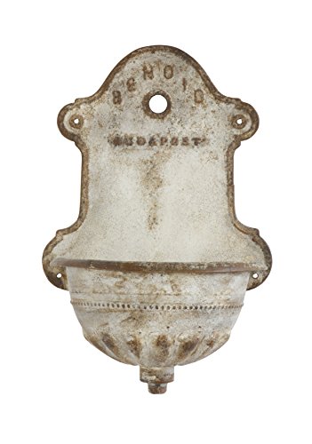 Creative Co-op Reproduction of Vintage Iron Wall Water Fountain