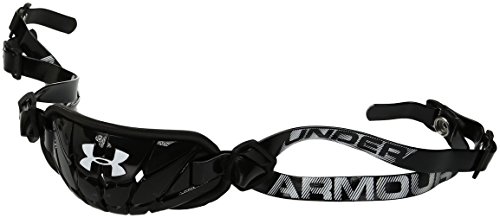Under Armour mens Gameday Armour Chin Strap Black (001)/White One Size Fits All
