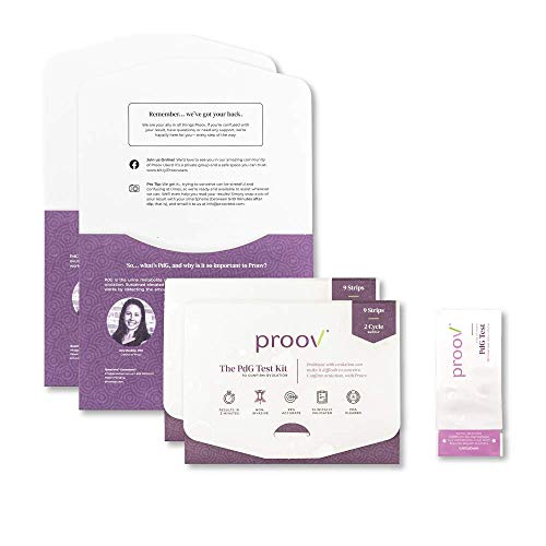 Proov PdG - Progesterone Metabolite – Test | Only FDA-Cleared Test to Confirm Successful Ovulation at Home | 4 Cycle Pack | Works Great with Ovulation Tests | 18 PdG Test Strips