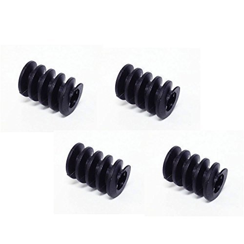 Lego Parts: Technic, Gear Worm Screw (PACK of 4 - Black)