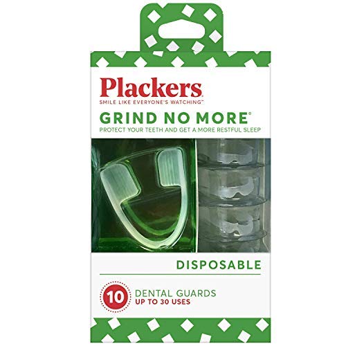 Plackers Grind No More Dental Night Guard for Teeth Grinding, 10 Count