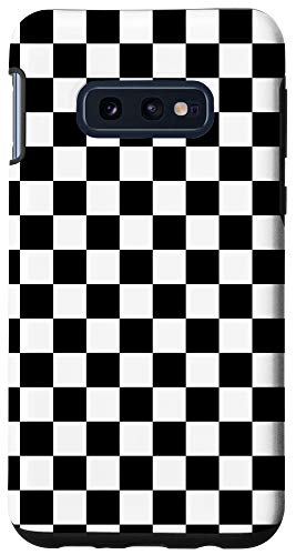 Galaxy S10e Checker Pattern Ska Music Black White 3rd Wave Design Gift Case