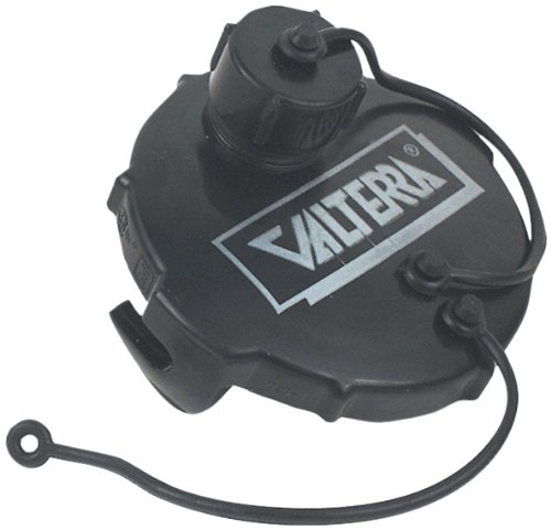 Valterra T1020-1 Waste Valve Cap - 3' with Capped 3/4' GHT, Black