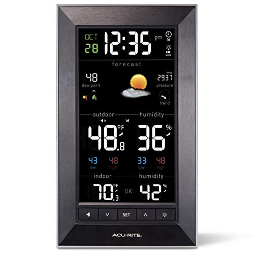 AcuRite Vertical Color Weather Station with 24 Hour Future Forecast (01121M)