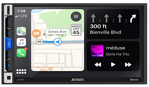 Jensen CAR70V 7' Digital Media Receiver Compatible with Android Auto and Apple CarPlay