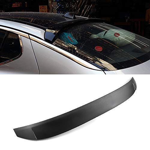 SCITOO ABS Black Rear Window Top Roof Spoiler Wing Exterior Accessories Styling Kits Replacement for Kia Rio 4-Door 1.6L LX