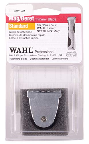Wahl Professional Detachable Snap On Blade for the Beret, Echo, Sterling MAG, and Sterling 4 Trimmers for Professional Barbers and Stylists – Model 2111