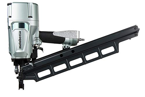Metabo HPT Pneumatic Framing Nailer | 2-Inch up to 3-1/4-Inch Plastic Collated Full Head Nails | Tool-less Depth Adjustment | 21 Degree Magazine | Selective Actuation Switch | 5-Year Warranty (NR83A5)