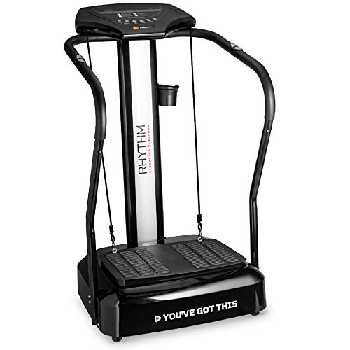 LifePro Rhythm Viberation Plate Machine - Professional Whole Body Vibration Platform for Home Fitness - Viberation Excersize Machine for Awesome Cardio Workout & Weight Loss