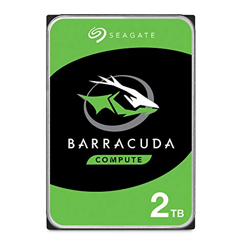 Seagate BarraCuda 2TB Internal Hard Drive HDD – 3.5 Inch SATA 6Gb/s 7200 RPM 256MB Cache 3.5-Inch – Frustration Free Packaging (ST2000DM008)