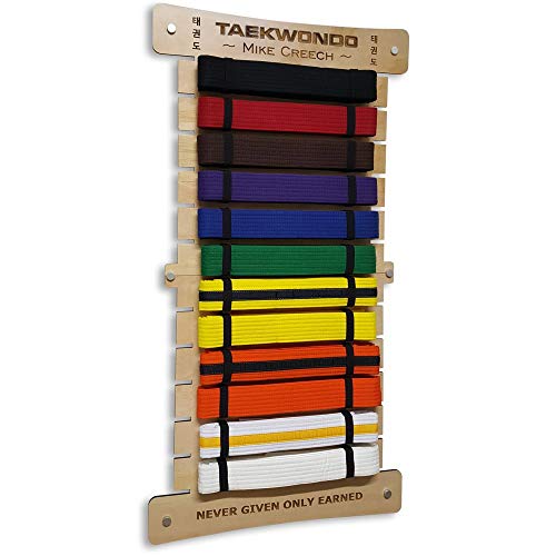 RenKata 12 Level Taekwondo Belt Display