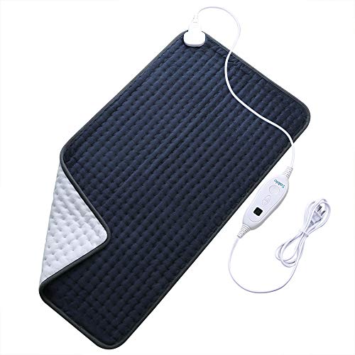 XXX-Large Heating Pad for Fast Pain Relief, Fda Approved, Electric 6 Heat Setting with Auto Off, Moist Therapeutic Option for Neck Back Shoulder, 33' X 17'