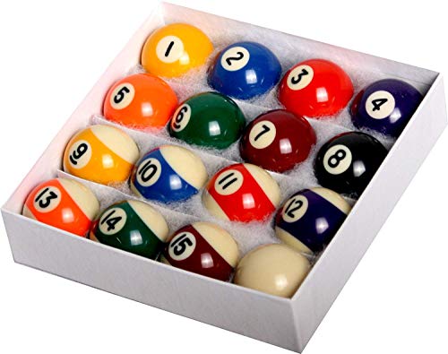 East Eagle Billiard/Pool Balls Mini Pool Balls Set,1.5-Inch Billiard Balls Set, Complete 16 Ball Se (1-1/2 Inch)