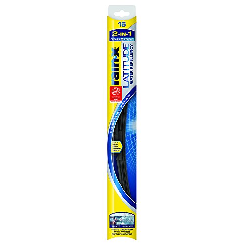 Rain-X 5079274-2 Latitude 2-in-1 Water Repellency Wiper Blade - 16-inches