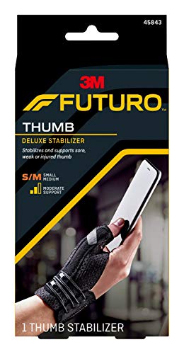 FUTURO Deluxe Thumb Stabilizer, Breathable, Small/Medium