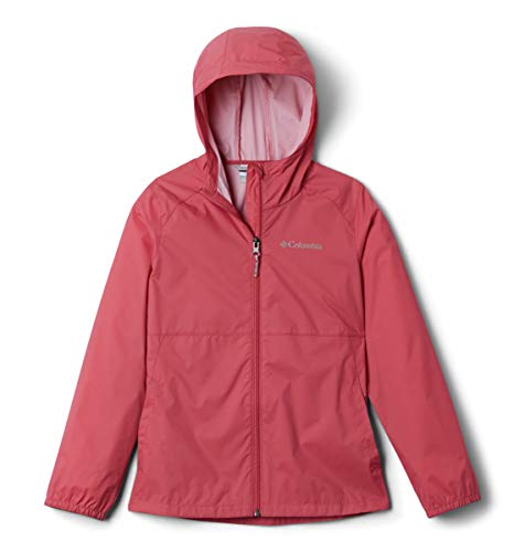 Columbia Girls' Little Switchback II Waterproof Jacket, Rouge Pink, Small