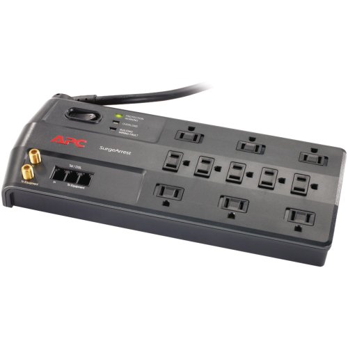 APC Surge Protector with Telephone, DSL and Coaxial Protection, P11VT3, 3020 Joules, 11 Outlet Surge Protector Power Strip