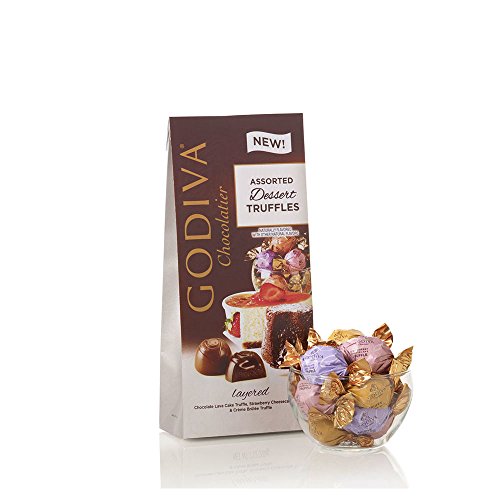 Godiva Chocolatier Assorted Chocolate Truffles Gift Box, 19-Pieces, 4.2 Ounce
