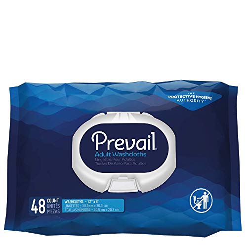 Prevail Soft Pack Adult Washcloths, 12'x 8', 576 Count