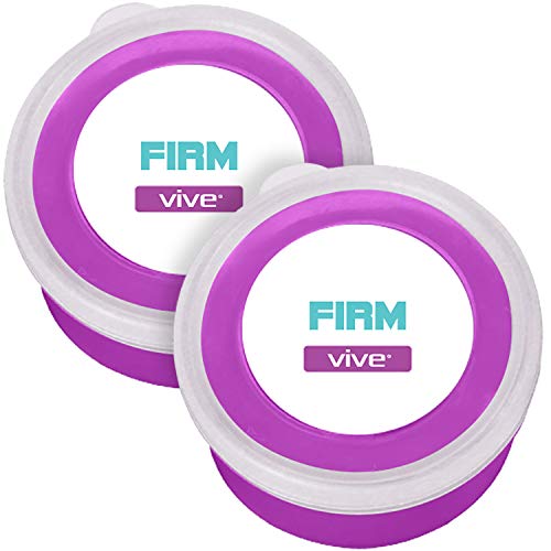 Vive Therapy Putty Firm (2-Pack) for Finger, Hand & Grip Strength Exercises - Extra Soft, Soft, Medium and Firm Resistance Kit for Occupational, Physical Therapy, Thinking and Stress