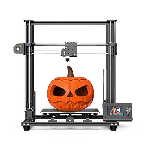 Anet A8 Plus DIY 3D Printer Upgraded from Anet A8, All-Metal Frame, Larger Hotbed Size 300x300mm, Upgraded Over-Current Protection Mainboard, Moveable Operation LCD Display, Adjustable Belts Design