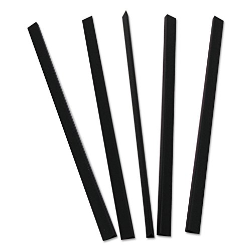 C-Line Slide N Grip Binding Bars, Black, 11 x 1/4, 100/Box