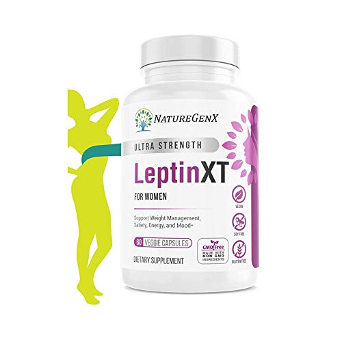 NatureGenX - Leptin XT (Extra Strength) Leptin Resistance Supplements for Weight Loss - Leptin Supplements for Women - Vegan - 60 Pills - Leptin Fat Burner