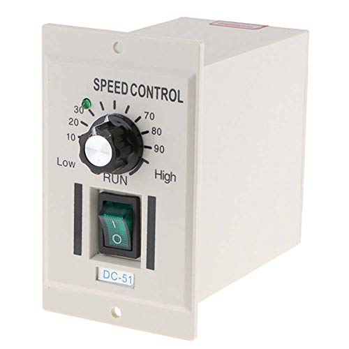 AC 110V 400W Knob Motor Speed Controller DC 0-90V Variable Adjust Lathe Control
