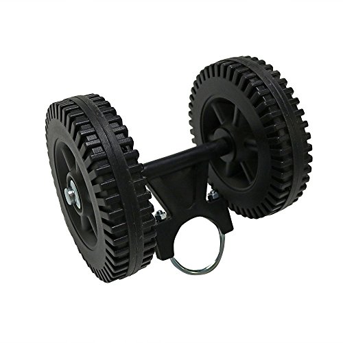 Sunnydaze Hammock Stand Mobile Wheel Kit - Portable & Heavy-Duty Design - Black