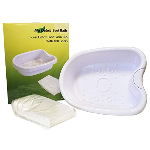 Ionic Detox Foot Bath Tub Basin for All Detox Machines with 100 Liners