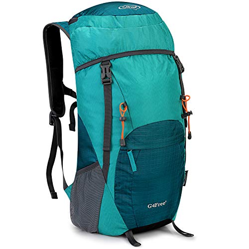 40L Lightweight Travel Backpack Foldable Packable Hiking Daypack(Light Blue)