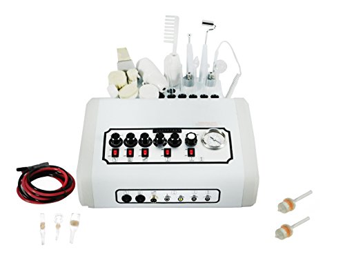 eMark Beauty Table Top 8 in 1 Facial Machine Spa Equipment Galvanic High Frequency and More TLC-3027