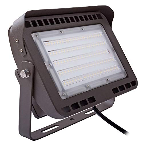 AntLux 100W LED Flood Lights Outdoor, 12600LM, 5000K Daylight White, Super Bright LED Floodlight, IP66 Waterproof Arena Perimeter and Security Lighting Fixture for Yard, Garden, Garage, Court