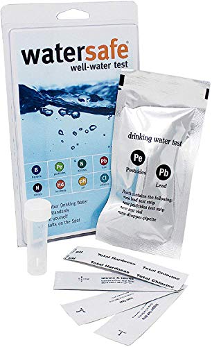 Watersafe Drinking Water Test Kit - World's Most Sensitive Lead Test - 10-Parameters Detected in Tap & Well Water, Water Filters - Easy Test Strips for Lead, Pesticides, Bacteria, Hardness, and More